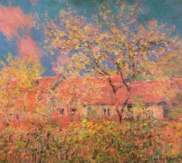 Claude Monet Printemps a Giverny china oil painting image